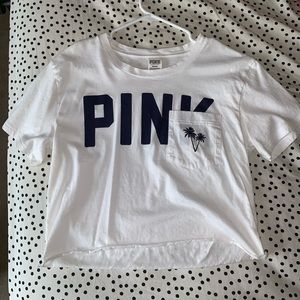 PINK VICTORIA’S SECRET CROP TOP